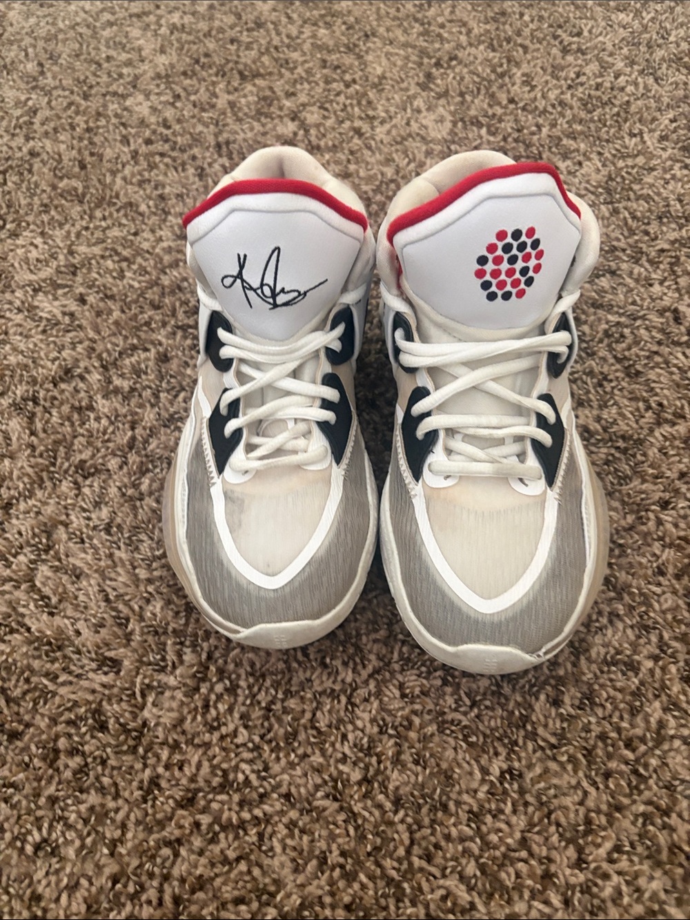 Nike Kyrie Infinity Man Machine Kids Basketball Shoes White Grey Red